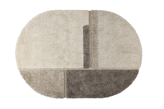 Wollen vloerkleed 'Zest' 200x290cm - Grijs