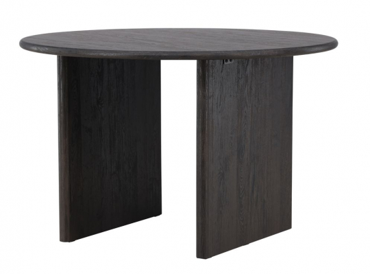 Eettafel 'Smedby' Rond 120cm - Zwart