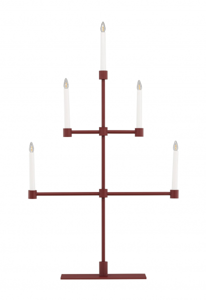 Adventskandelaar 'Falsterbo' - Rood