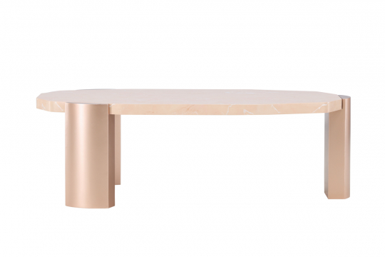 Salontafel 'Kres' 125x71cm - Roze