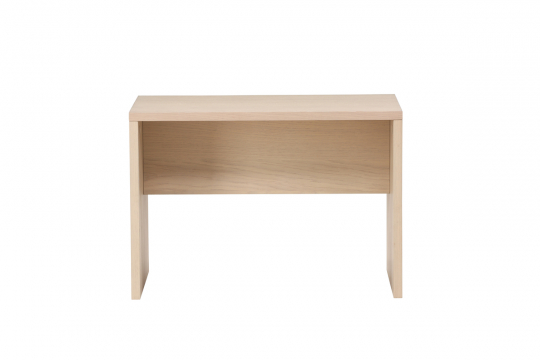 Salontafel 'Juni' 58x35cm - Witgepigmenteerd