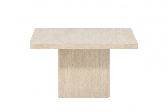 Salontafel 'Qvart' 80x80cm - Beige