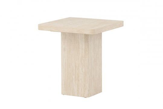 Salontafel 'Qvart' 50x50cm - Beige