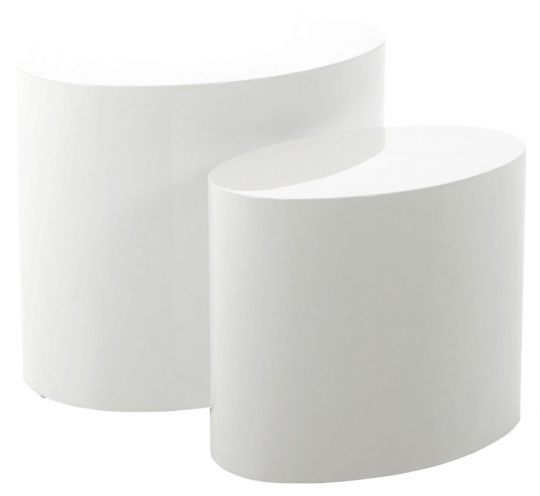 Salontafel 'Ponza' 2 delen - Wit