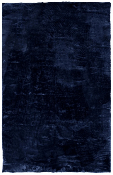 Vloerkleed 'Aranga Super Soft' 140x200cm - Donkerblauw