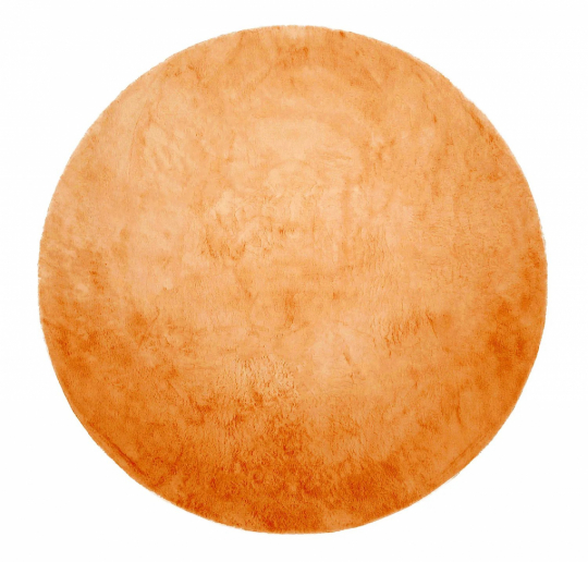 Ronde tapijt 'Aranga Super Soft' 200cm - Oranje
