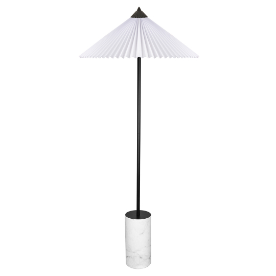 Vloerlamp 'Matisse' - Wit/Zwart