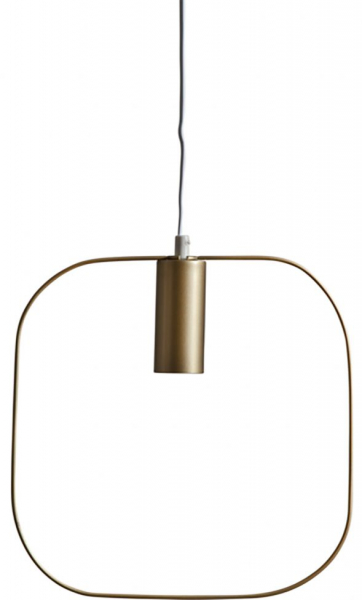 Hangende decoratie 'Form' - Goud/Wit