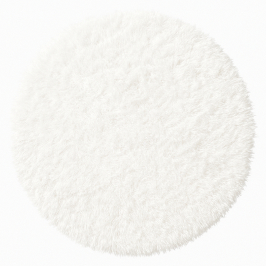 Rond tapijt 'Janjira' 80cm - Wit