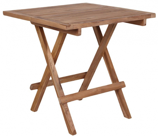 Salontafel 'Bilbao' 50x50 - Natuurlijk
