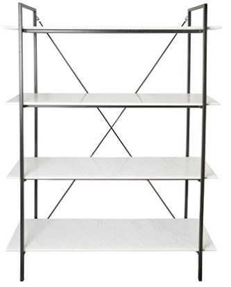 Plank 'Milan' - Zwart/Wit
