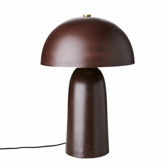 Tafellamp 'Fungi L' - Bruin