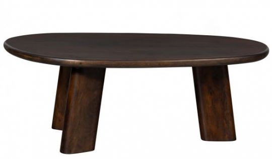 Salontafel 'Roundly' - Walnoot