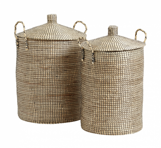 2-pack Mand 'Laudy' - Natuurlijk