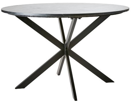 Tafel 'Milan' Rond 120cm - Zwart