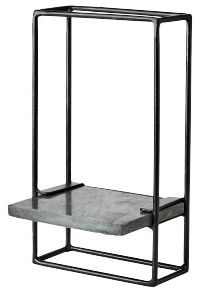 Wandplank 'Milan' - Zwart