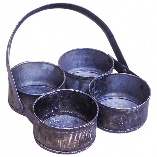 Mand 'Iron cups' - IJzer