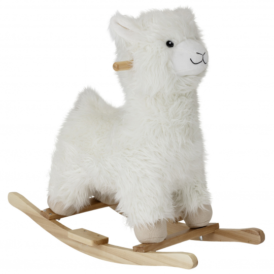 Schommelpaard 'Rocking Lama' - Wit