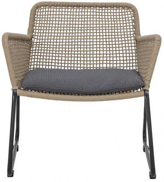 Fauteuil 'Mundo' - Natuur/Grijs