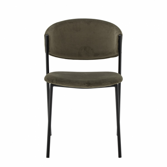 Eetstoel 'Marlo' Gerecycled materiaal - Groen