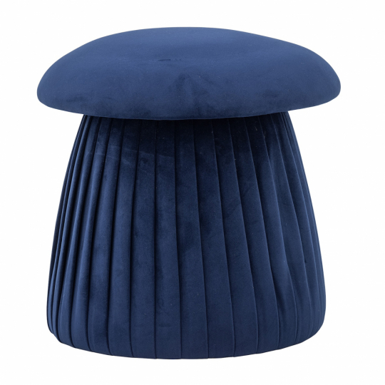 Zitpoef 'Roberta' 44cm Rond - Blauw