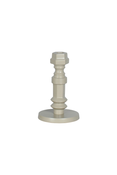 Kaarsenhouder 'Totem' - Beige