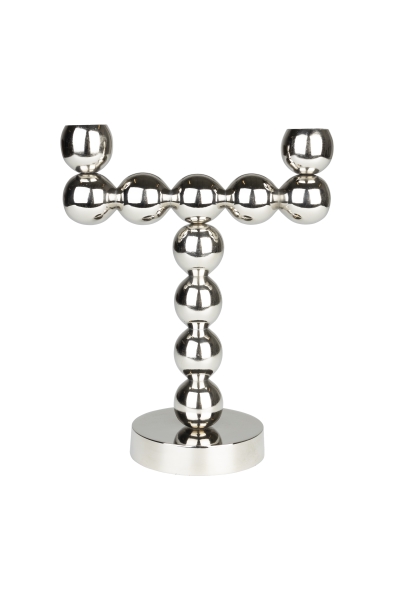Kaarsenhouder 'Bubbles' - Zilver