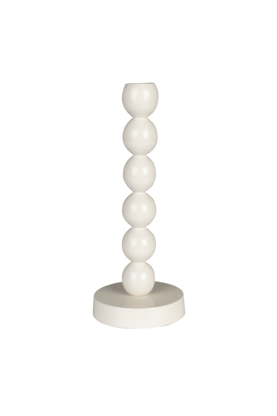 Kaarsenhouder 'Bubbles' - Beige