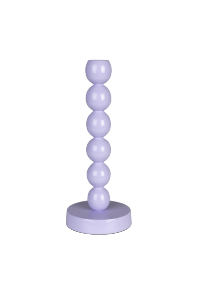 Kaarsenhouder 'Bubbles' - Paars