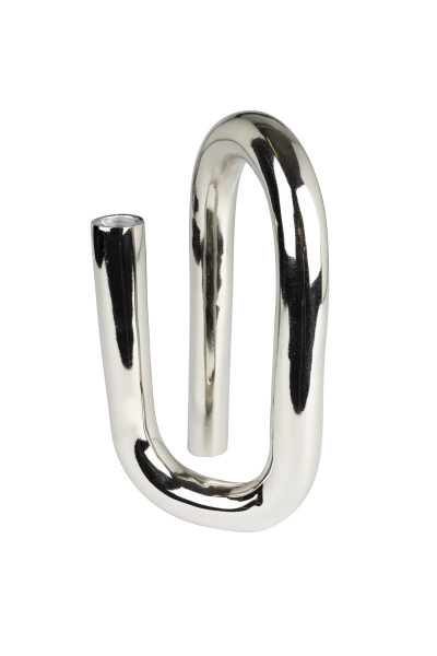 Kaarsenhouder 'Tubo' - Zilver L
