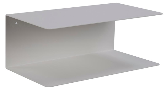 2-pack Wandplank 'Joliet' - Wit/Grijs