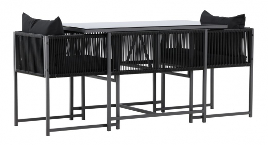 Eettafel 'Cala' - Zwart