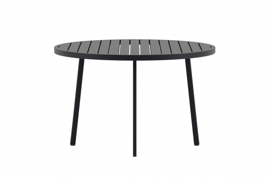 'Giardini' eettafel, rond, 120 cm - zwart