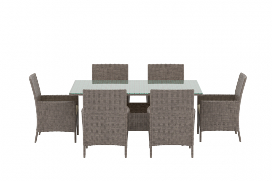 'Lefkas' dinerset – bruin