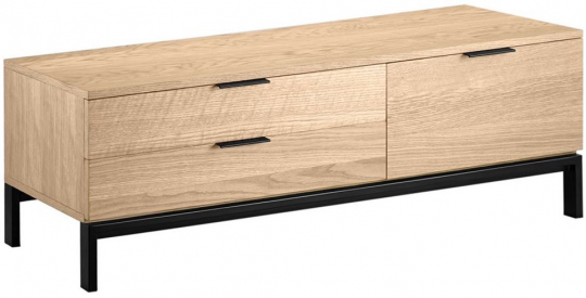TV-meubel 'Grant' - Eik/Ijzer