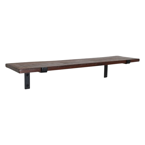 Wandplank 'Factory' 80cm - Natuur