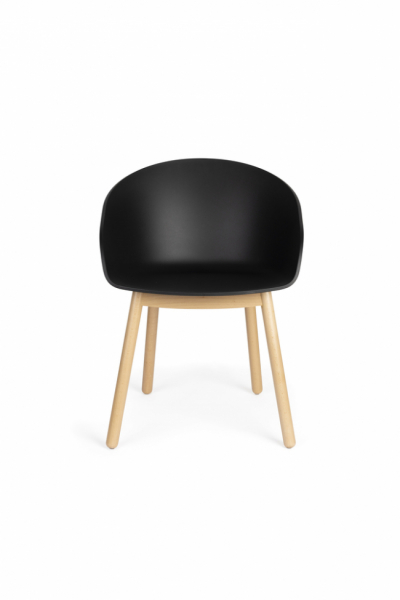 Fauteuil 'Void' - Natuur/Zwart