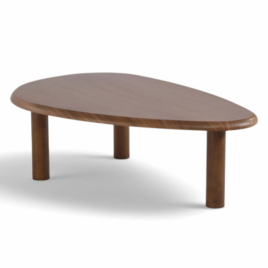 Salontafel 'Uovo' 116.5x73cm - Walnoot