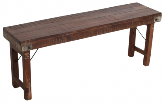 Uittrekbare bank 'Foldable' 120x30cm - Hout