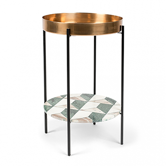 Bijzettafel 'Another marble' - Marmer