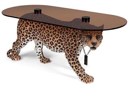 Salontafel 'Dope as hell' - Luipaard
