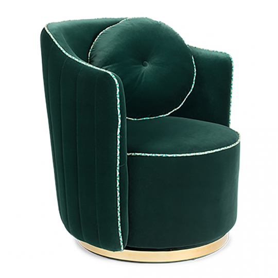 Fauteuil 'Sassy' - Groen