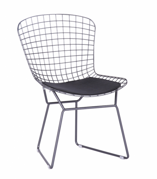 Stoel 'Bertoia' - Zilver/Grijs