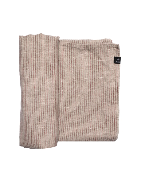 Tafelkleed 'Linus' 145x250- Rood/Zwart