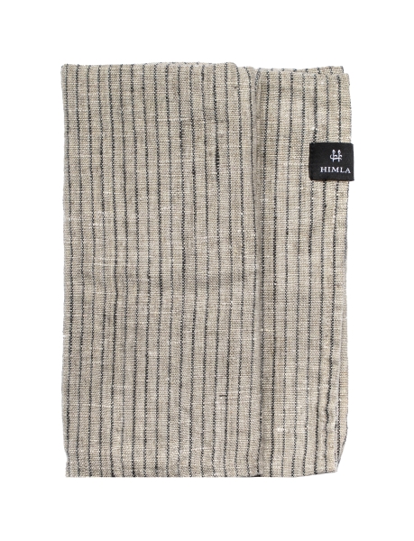 Servet 'Linus' 45x45 - Natuur/Zwart