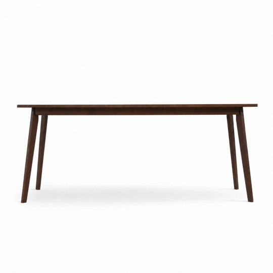 Eettafel 'Nordisk' 180x70cm - Walnoot