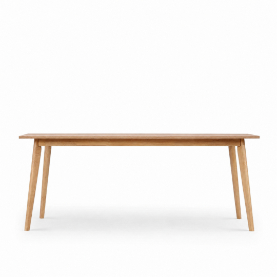 Eettafel 'Nordisk' 180x70cm - Eik