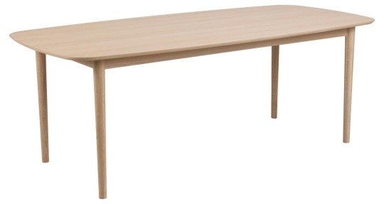 Eettafel 'Moliden' - Natuur/Wit