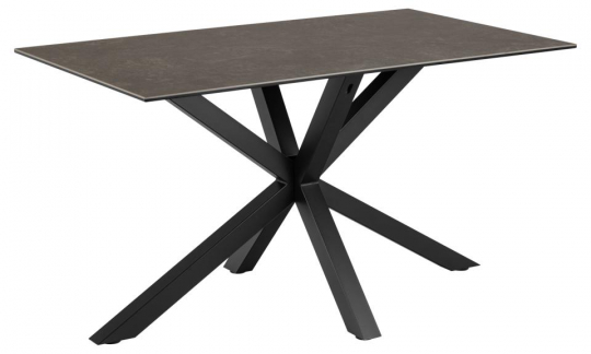 Eettafel 'Heaven' 135x80cm - Zwart