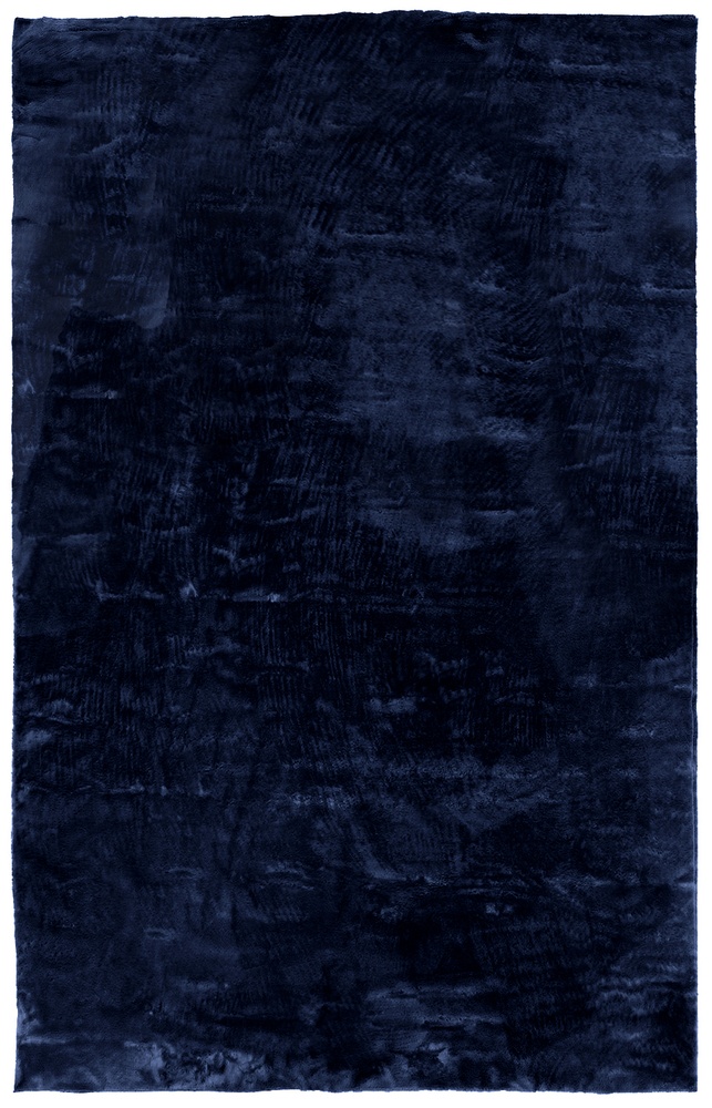 Vloerkleed 'Aranga Super Soft' - Donkerblauw